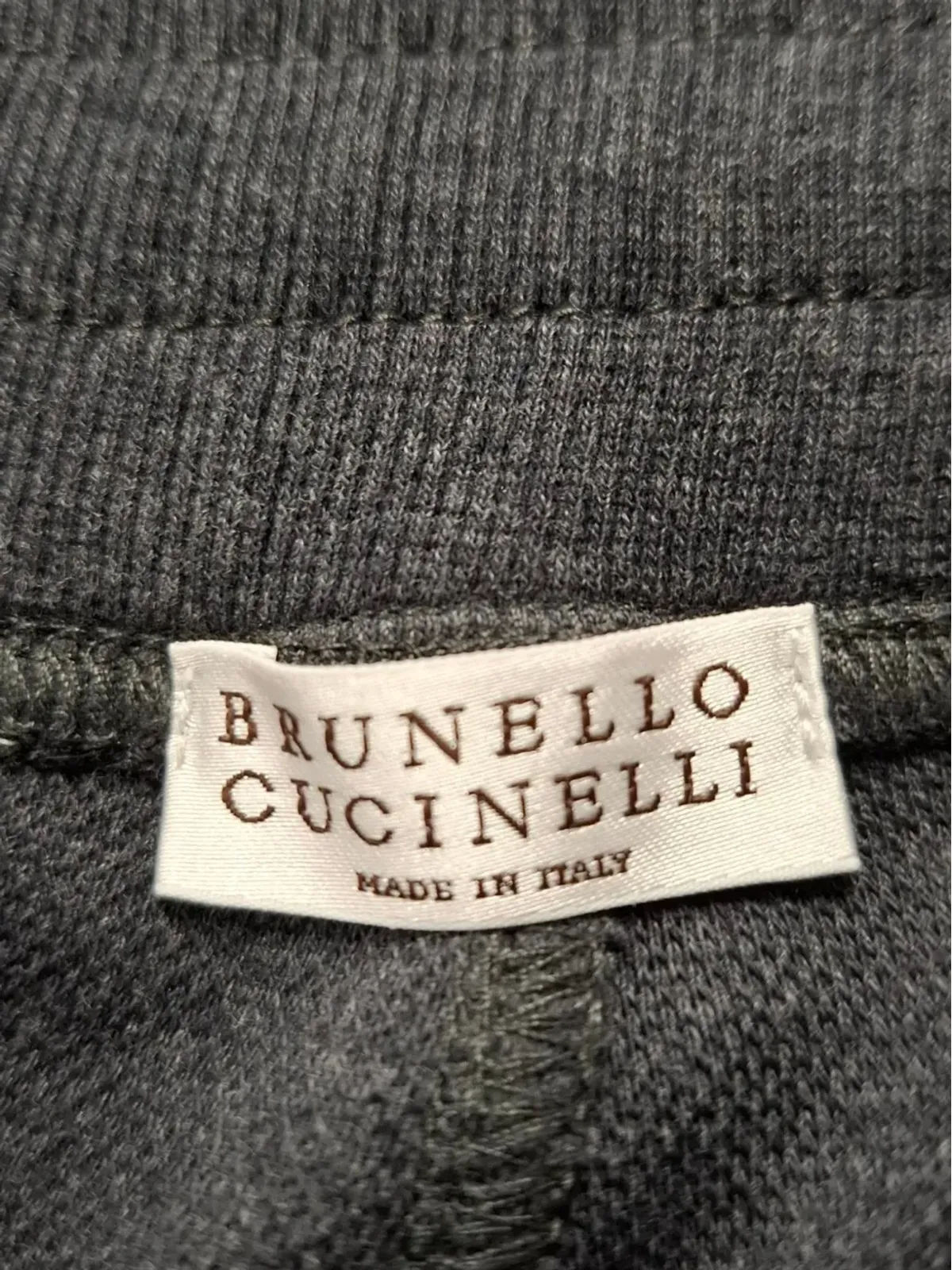 Brunello Cucinelli Vintage ドローストリング・メランジショーツ - グレー - 画像3