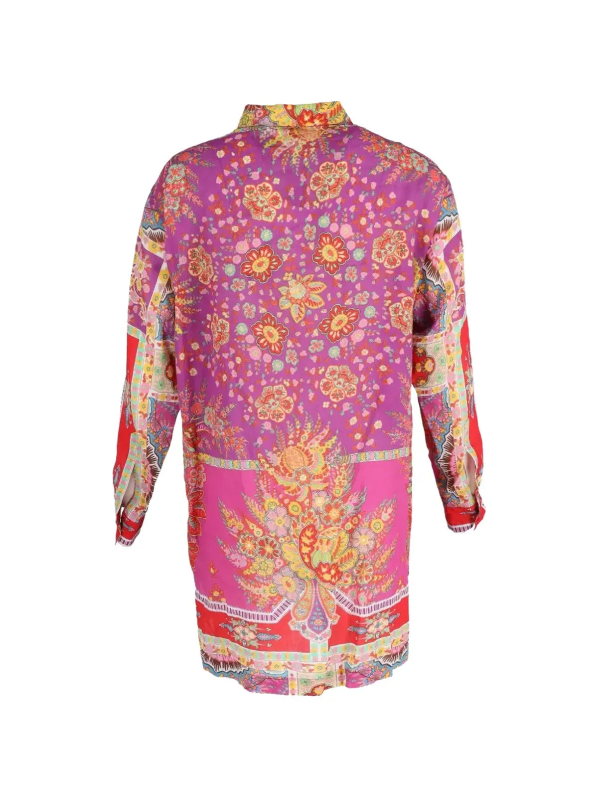 Etro Vintage サルデーニャプリント シャツドレス - Pink - 画像2