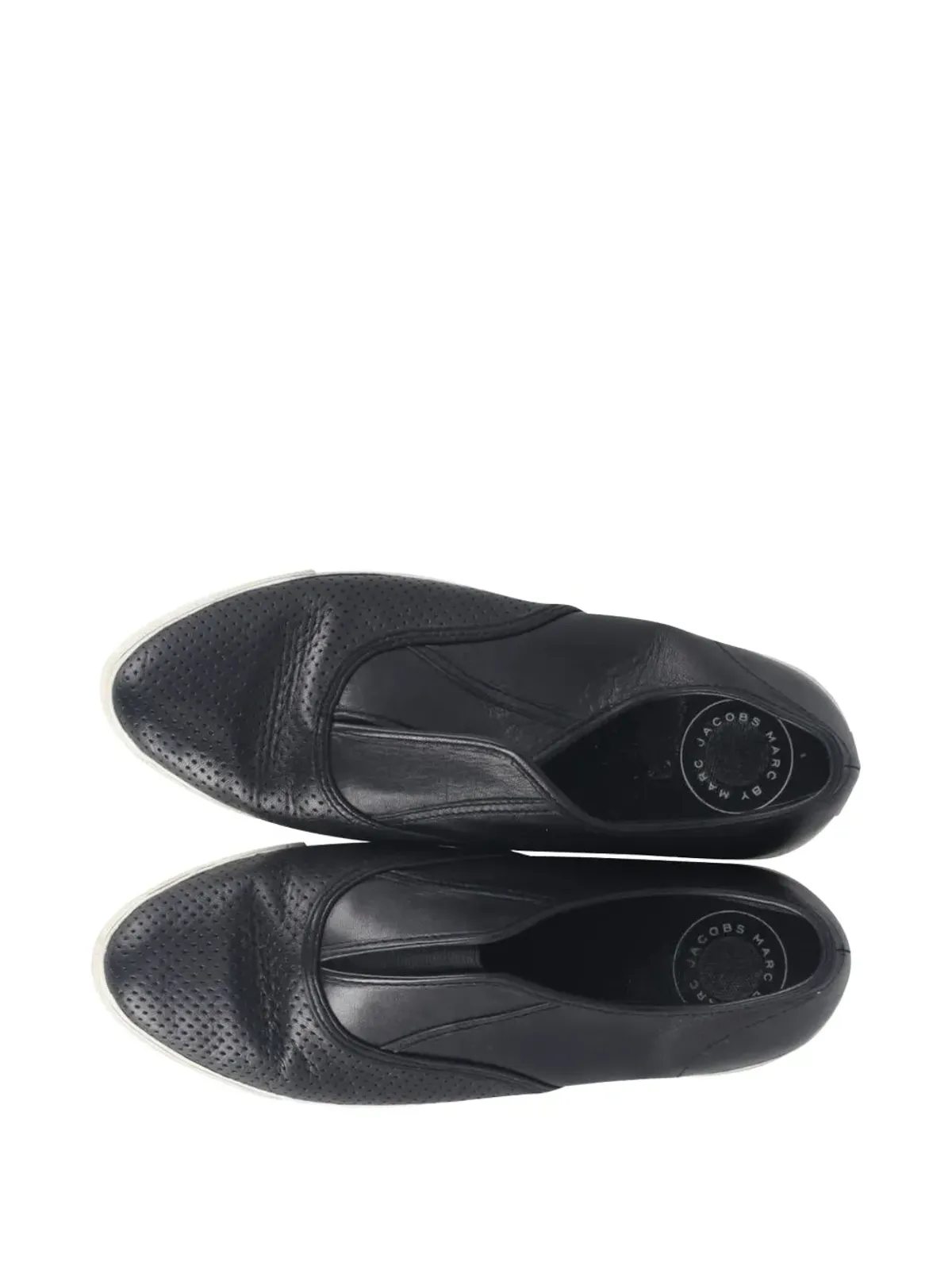 Marc Jacobs Vintage スリップオンレザースニーカー - 画像4
