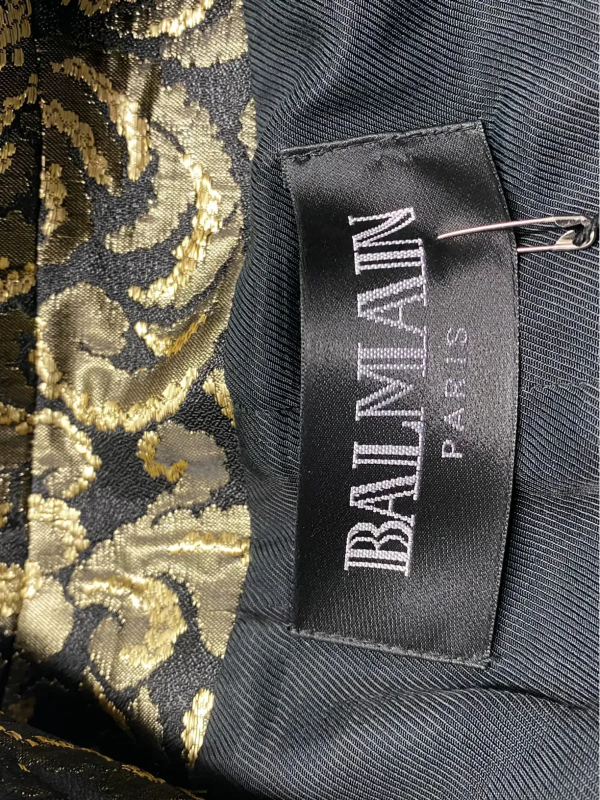 Balmain Pre-Owned ブロケード ダブルブレスト ブレザー - 画像4