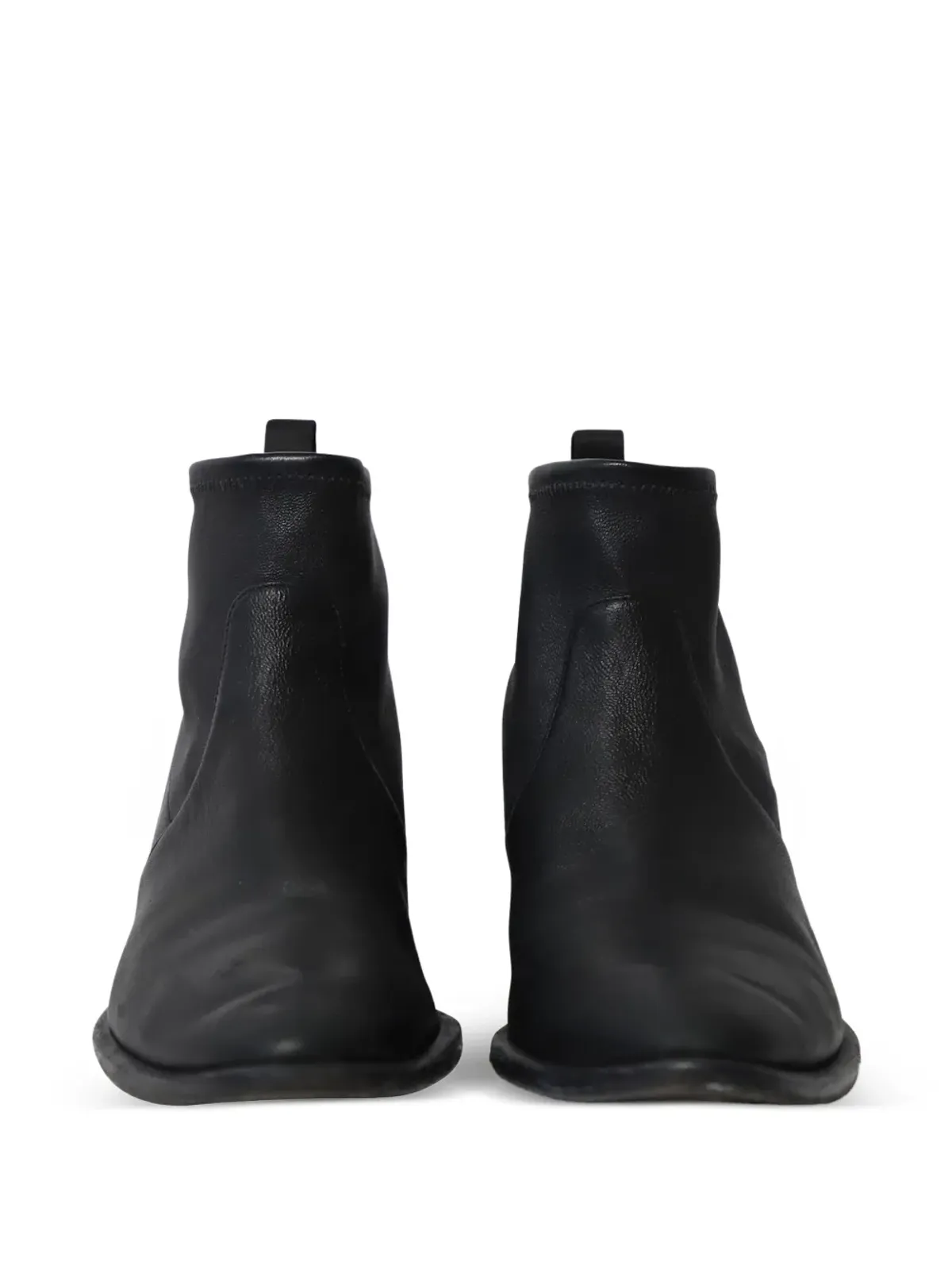 Pre-Owned Alexander Wang Kori cutout-detail leather boots - Black - 画像3