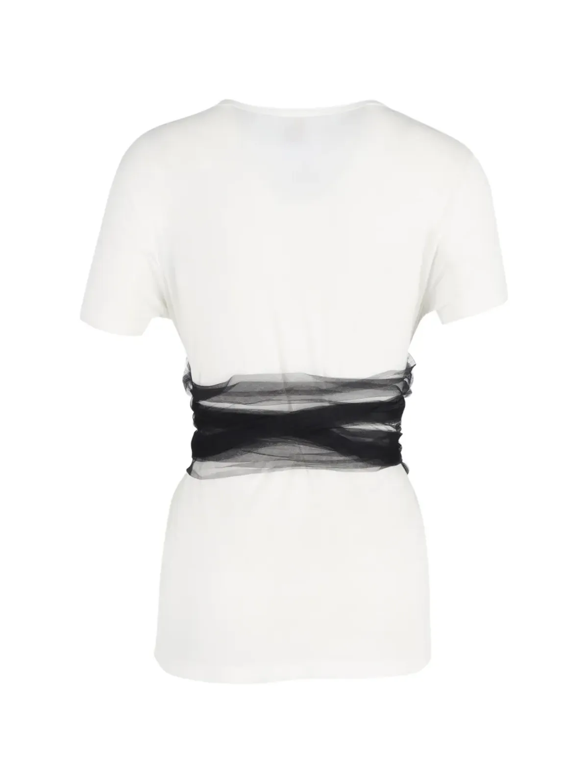 Red Valentino Vintage ラップディテールのコットンTシャツ - 画像2