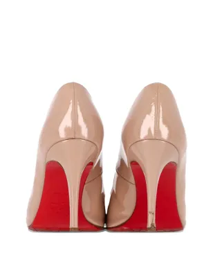 Christian Louboutin Pre-Owned ドーリーパテントレザーパンプス - Neutrals - サムネイル3