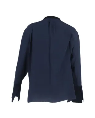 Roland Mouret collarless long-sleeve shirt - サムネイル2