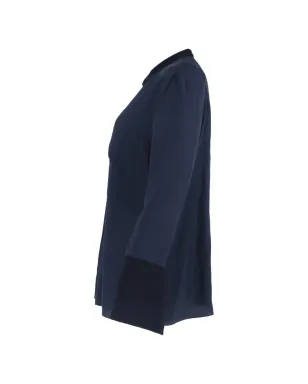 Roland Mouret collarless long-sleeve shirt - サムネイル3