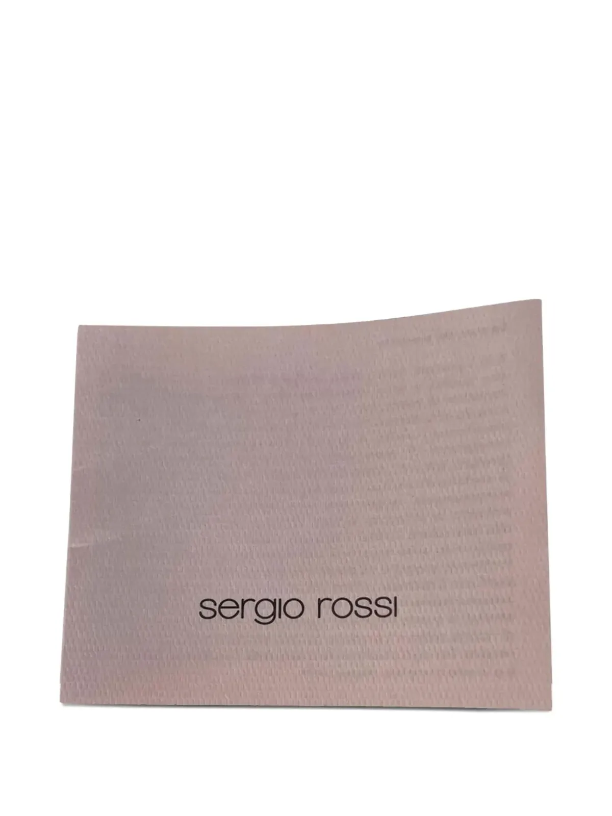 Sergio Rossi Vintage レザー メイクアップバッグ - 画像5