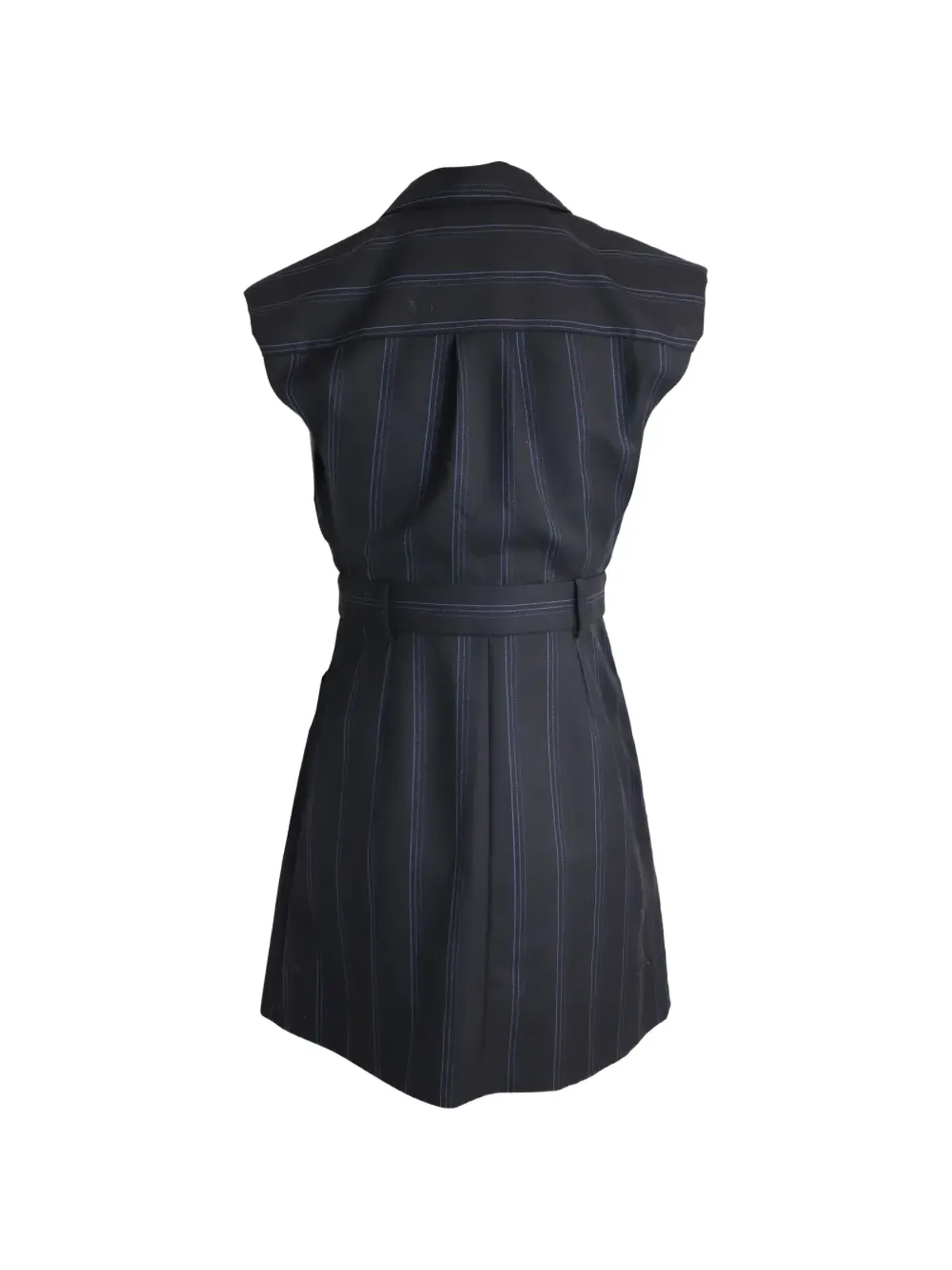 SANDRO Vaiana striped tailored mini dress - Black - 画像2