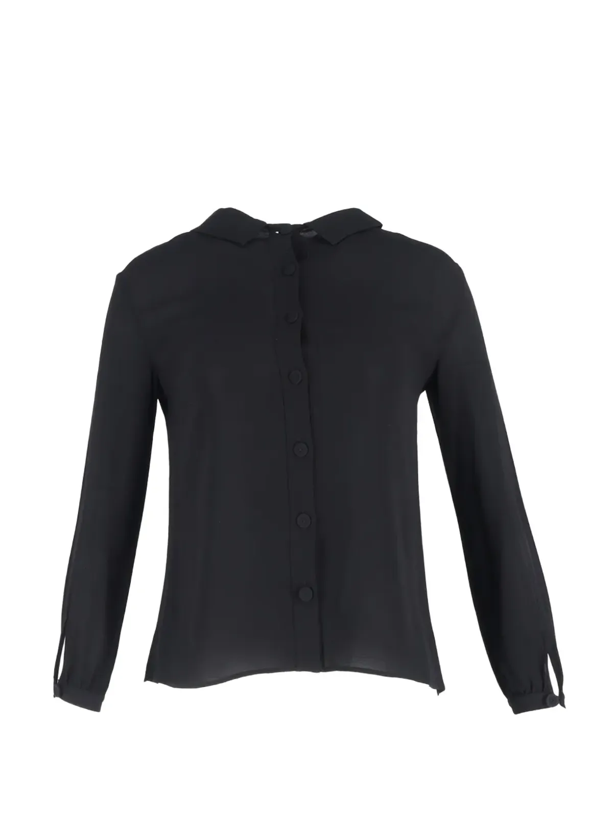 Prada Pre-Owned ボタンダウントップ - Black - 画像1
