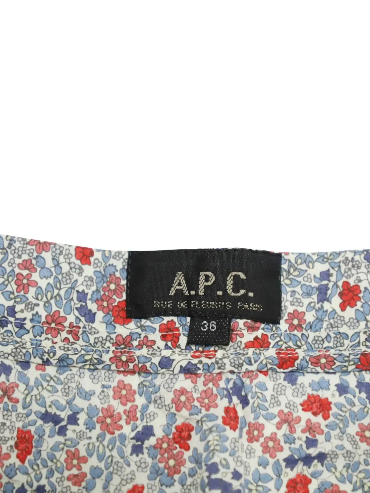 A.P.C. 花柄プリント クルーネック ドレス - 画像3