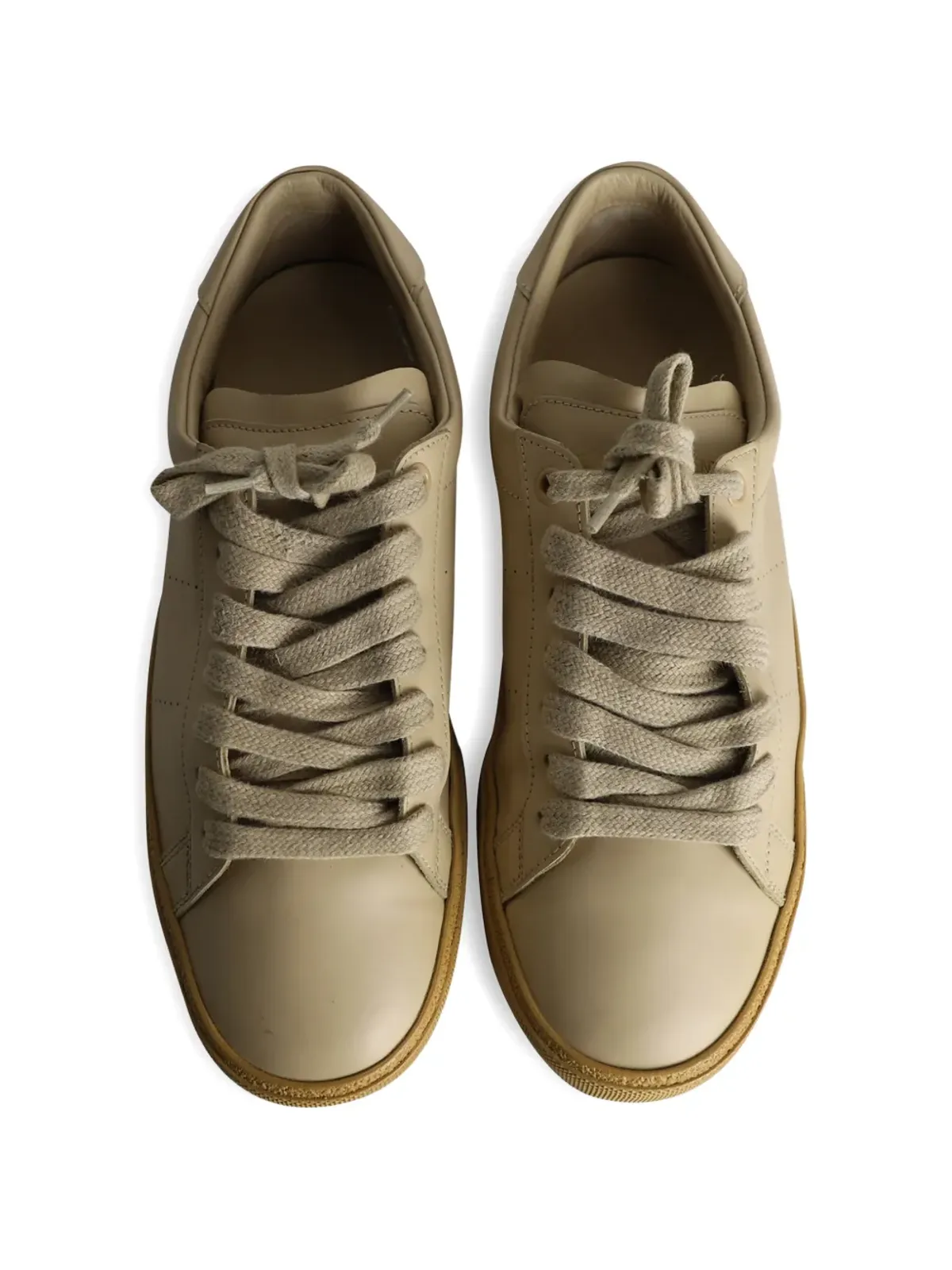 Saint Laurent Pre-Owned Court Classic ロー・トップスニーカー - 画像4