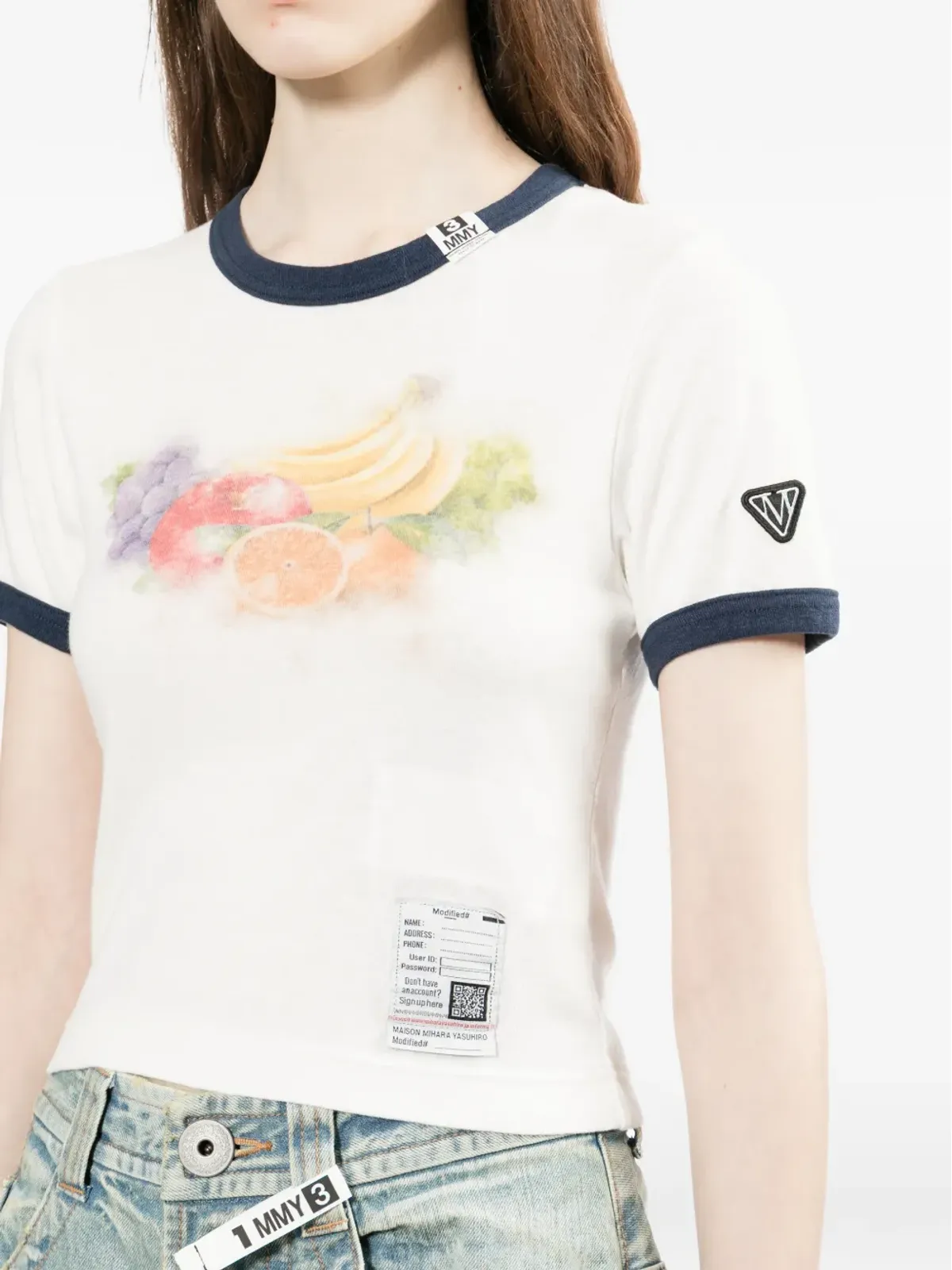 Maison MIHARA YASUHIRO 果物プリントTシャツ - 画像5