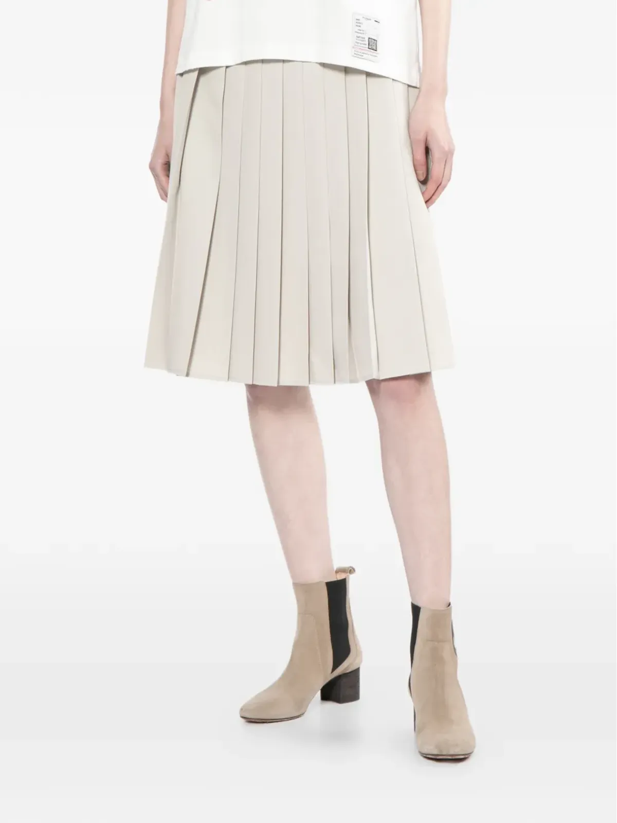 Maison MIHARA YASUHIRO プリーツミディスカート - 画像3