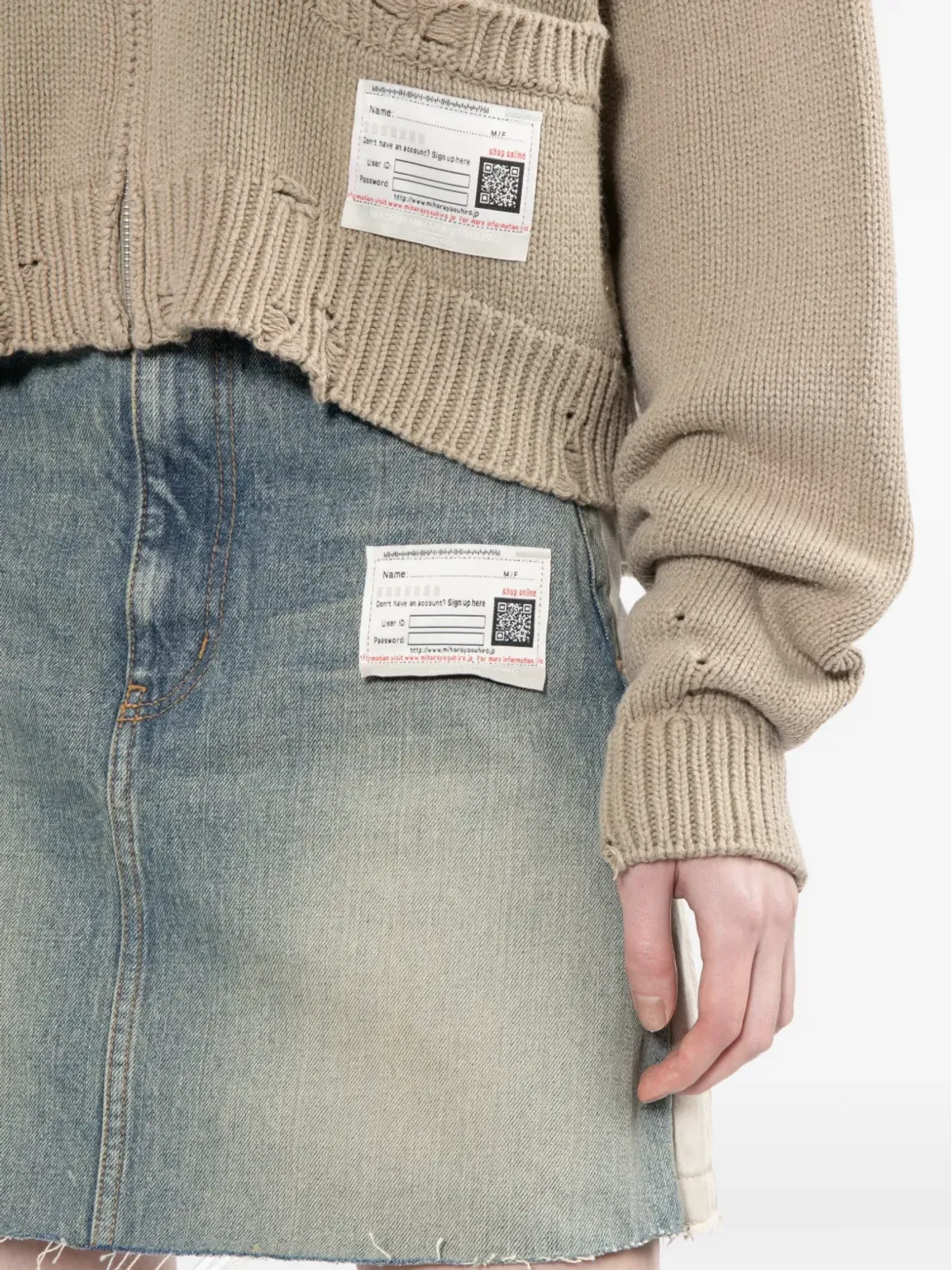 Maison MIHARA YASUHIRO ロゴパッチスコーツ - 画像5