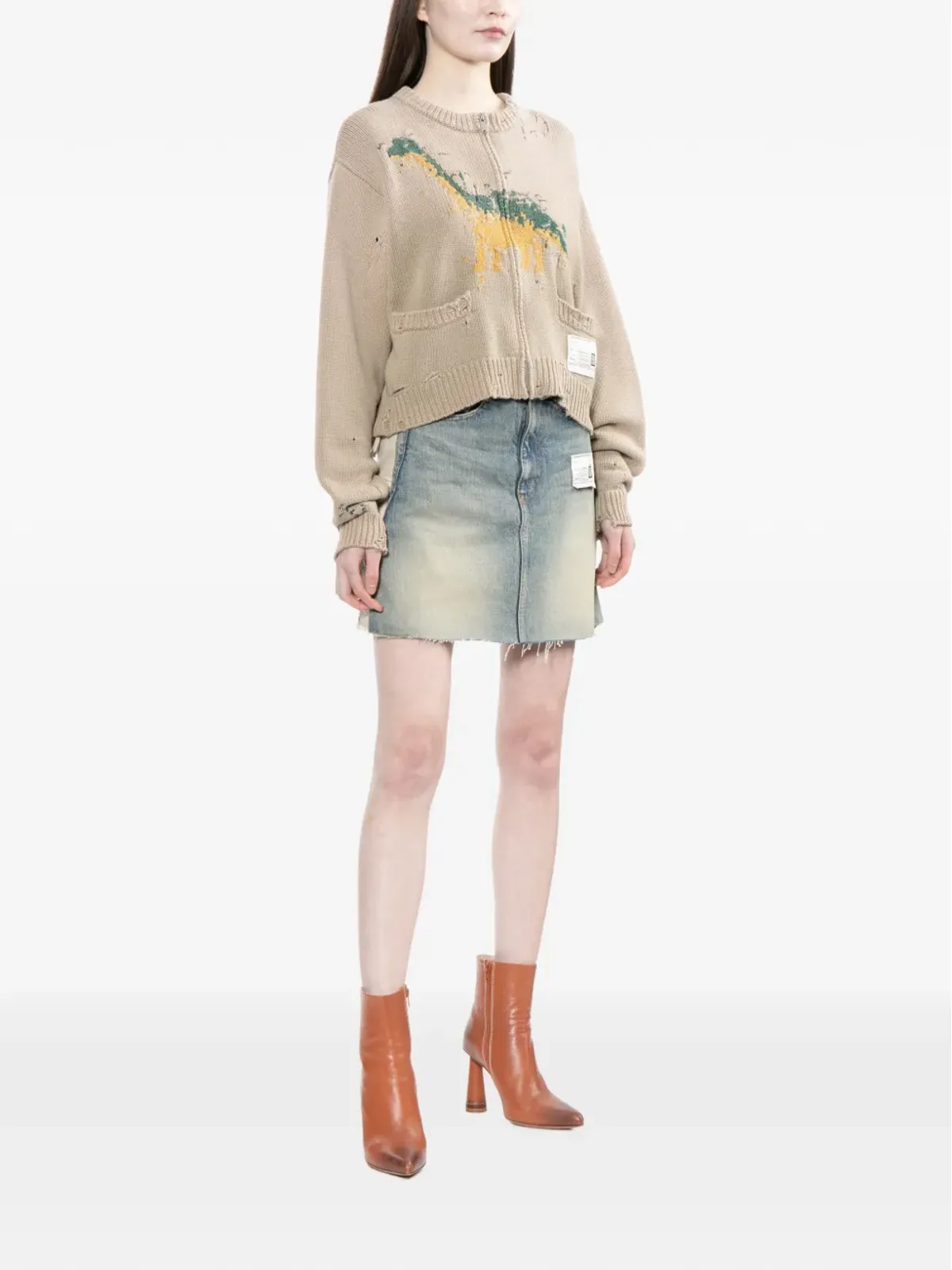 Maison MIHARA YASUHIRO ロゴパッチスコーツ - 画像2