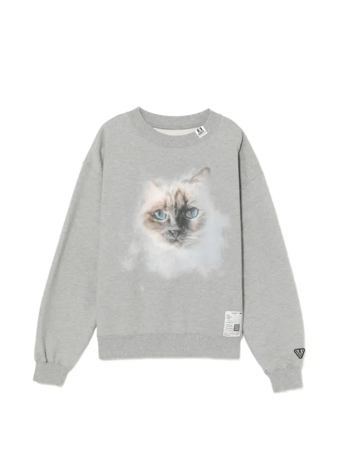 Maison MIHARA YASUHIRO Maison MIHARA YASUHIRO 猫プリントスウェットシャツの商品画像