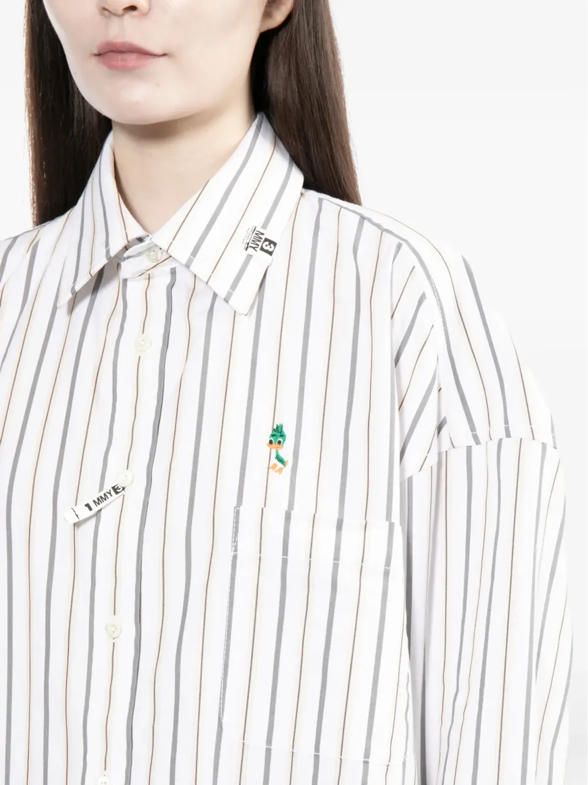 Maison MIHARA YASUHIRO ストライプシャツ - 画像5
