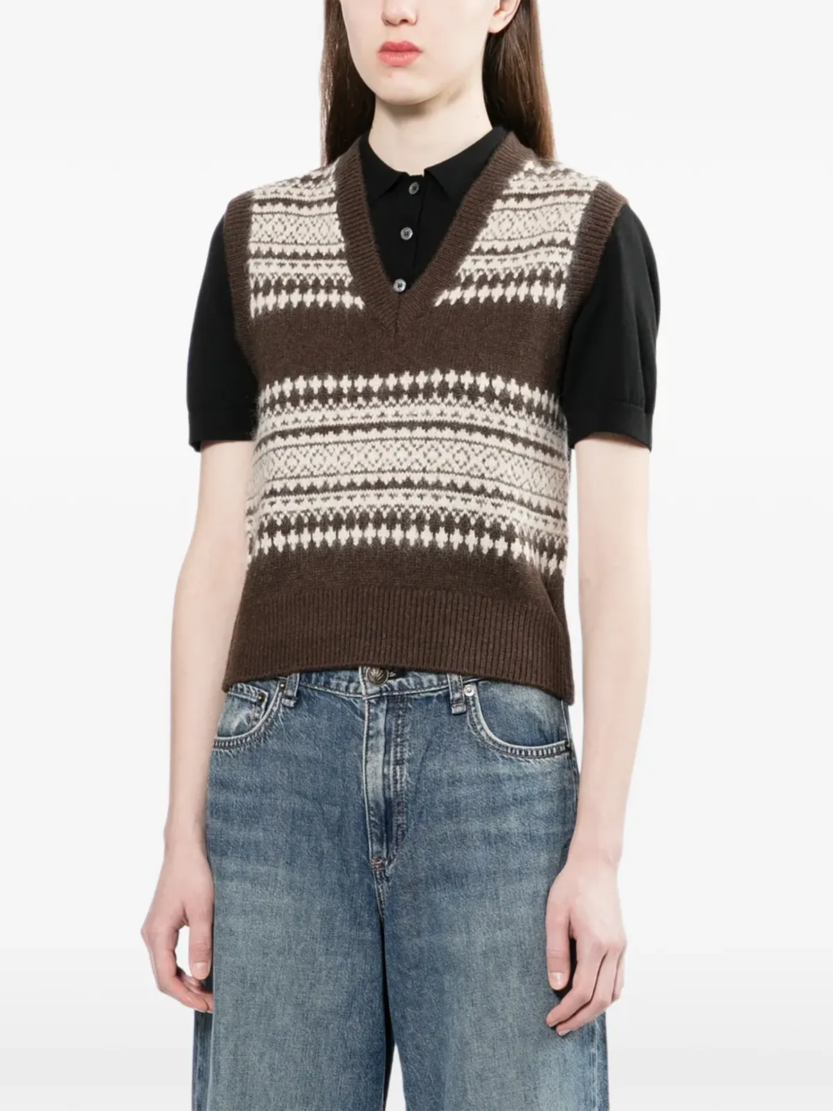A.P.C. ジャカードベスト - 画像3