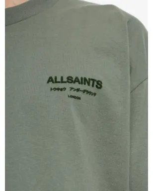 AllSaints Xander フロックド-ロゴ Tシャツ - サムネイル5