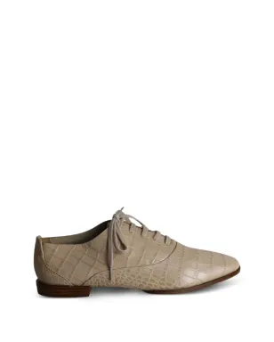 Alexander Wang イングリッド クロコエンボス レースアップ オックスフォードシューズ - Neutrals - サムネイル1
