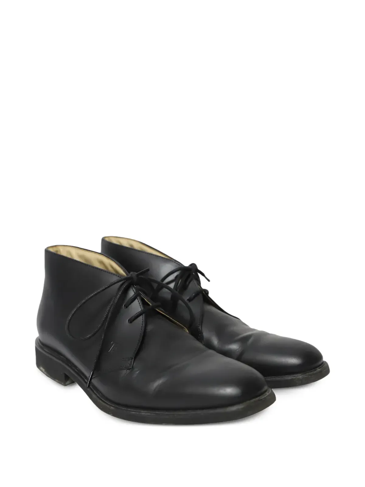 Tod's Vintage レザー デザートブーツ - 画像2