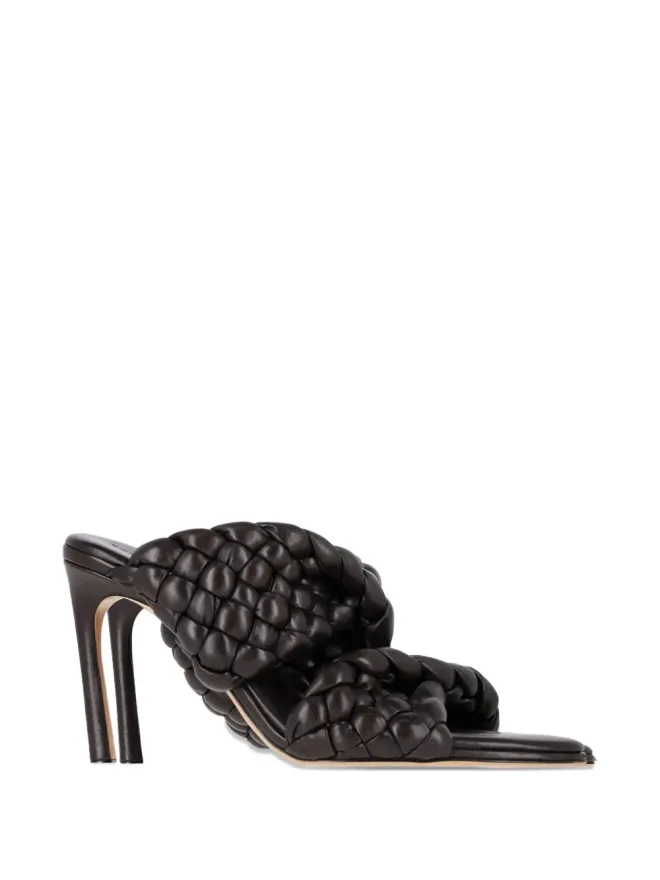 Bottega Veneta Pre-Owned Bottega Veneta Pre-Owned イントレッチャート・ストレットサンダル - ブラウンの商品画像