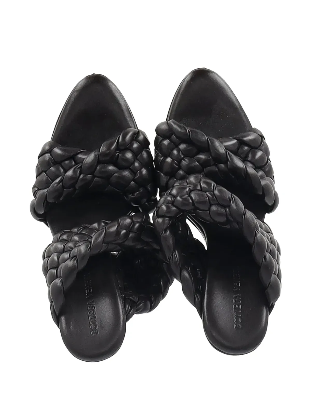 Bottega Veneta Pre-Owned イントレッチャート・ストレットサンダル - ブラウン - 画像4