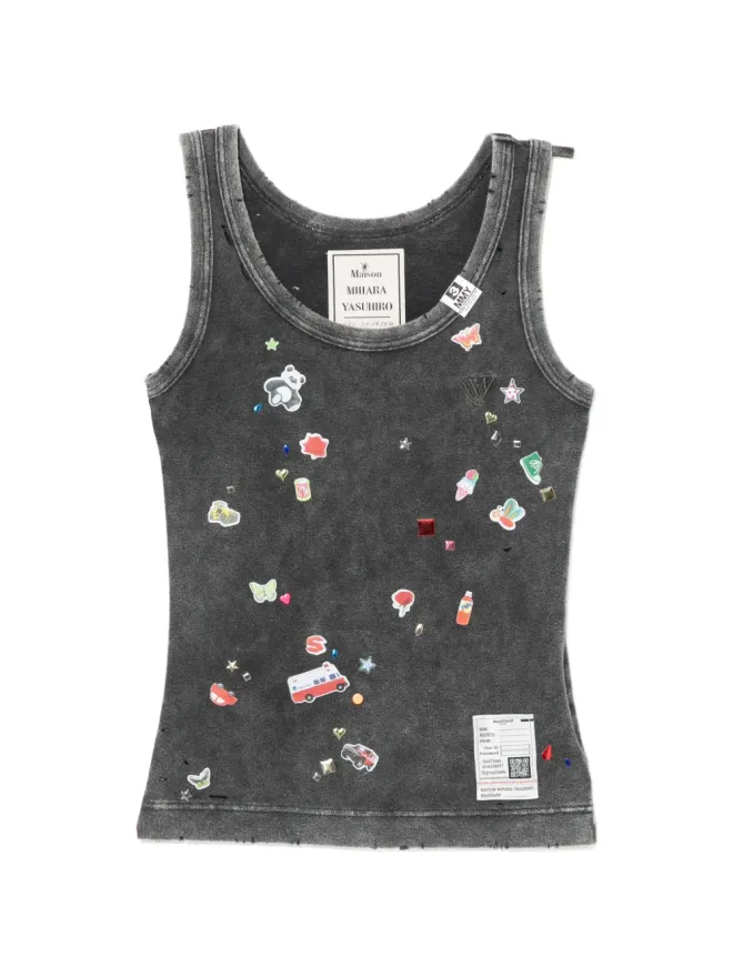 Maison MIHARA YASUHIRO Maison MIHARA YASUHIRO グラフィックプリント タンクトップの商品画像