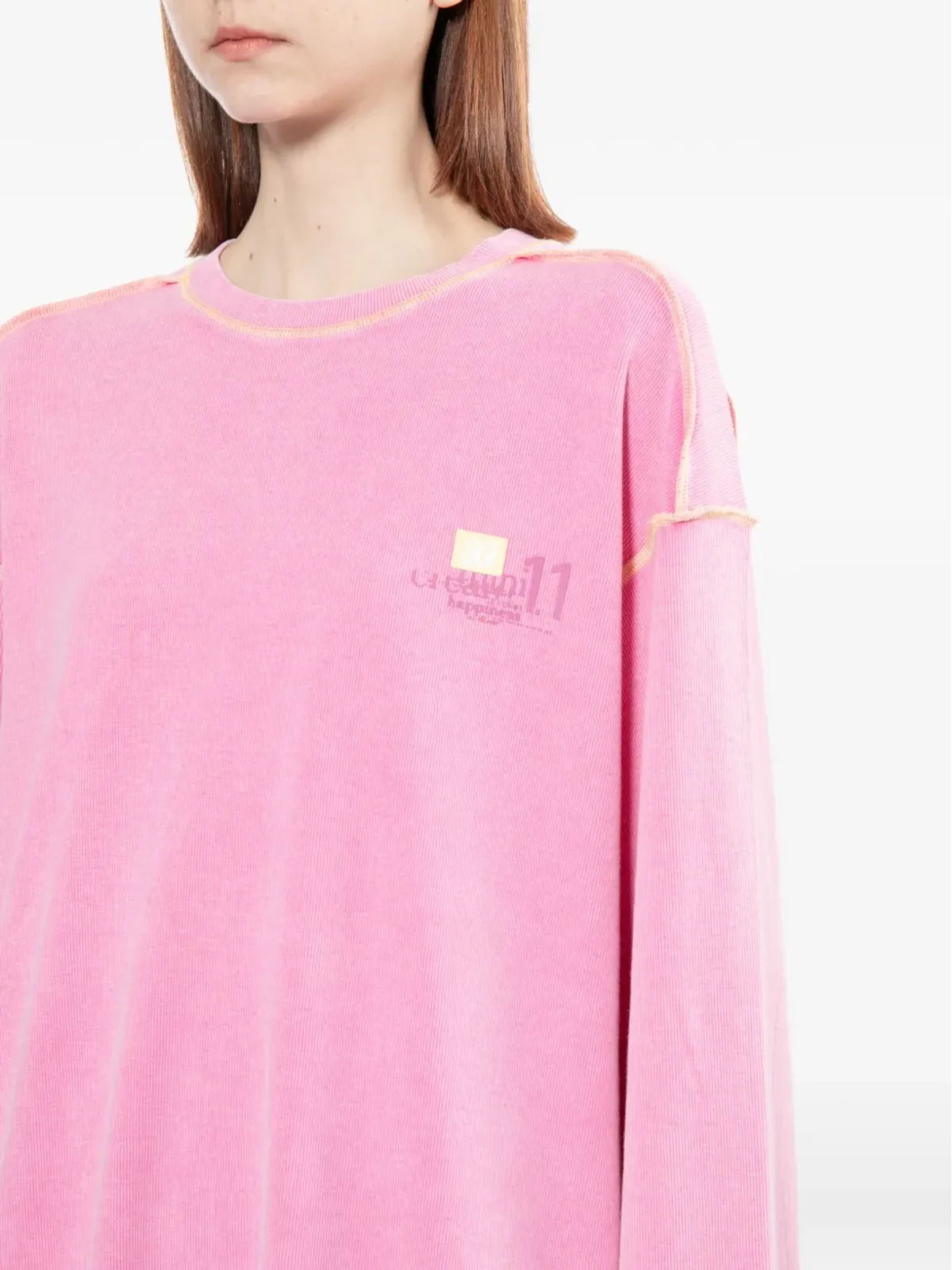 Mini Cream ロゴ入りスウェットシャツ - 画像5