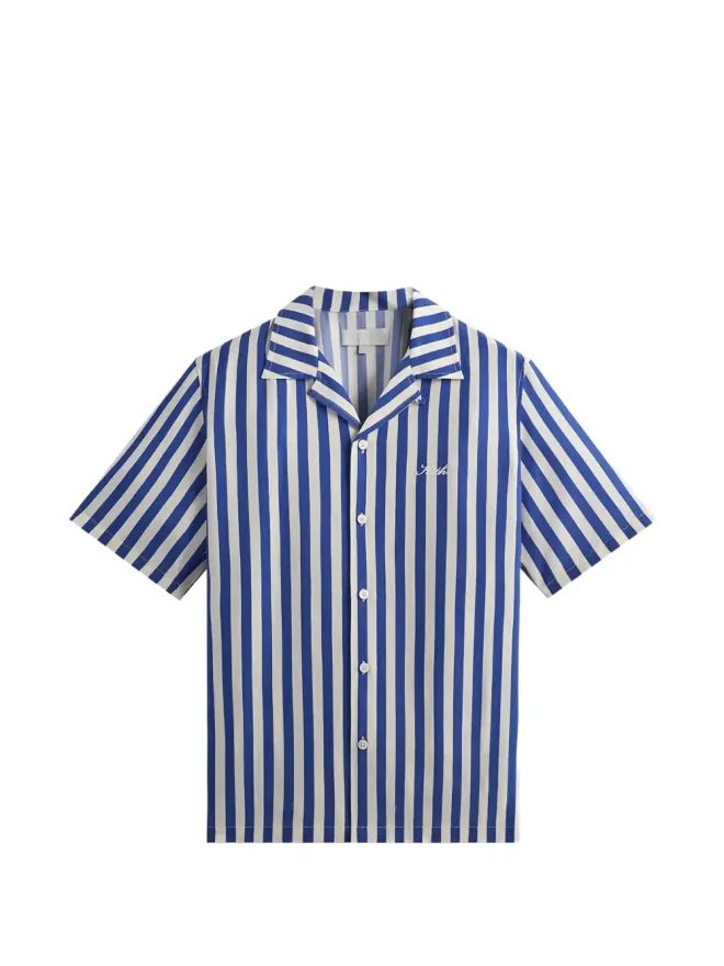 KITH KITH Thompson ストライプ キャンプカラーシャツ - ブルーの商品画像