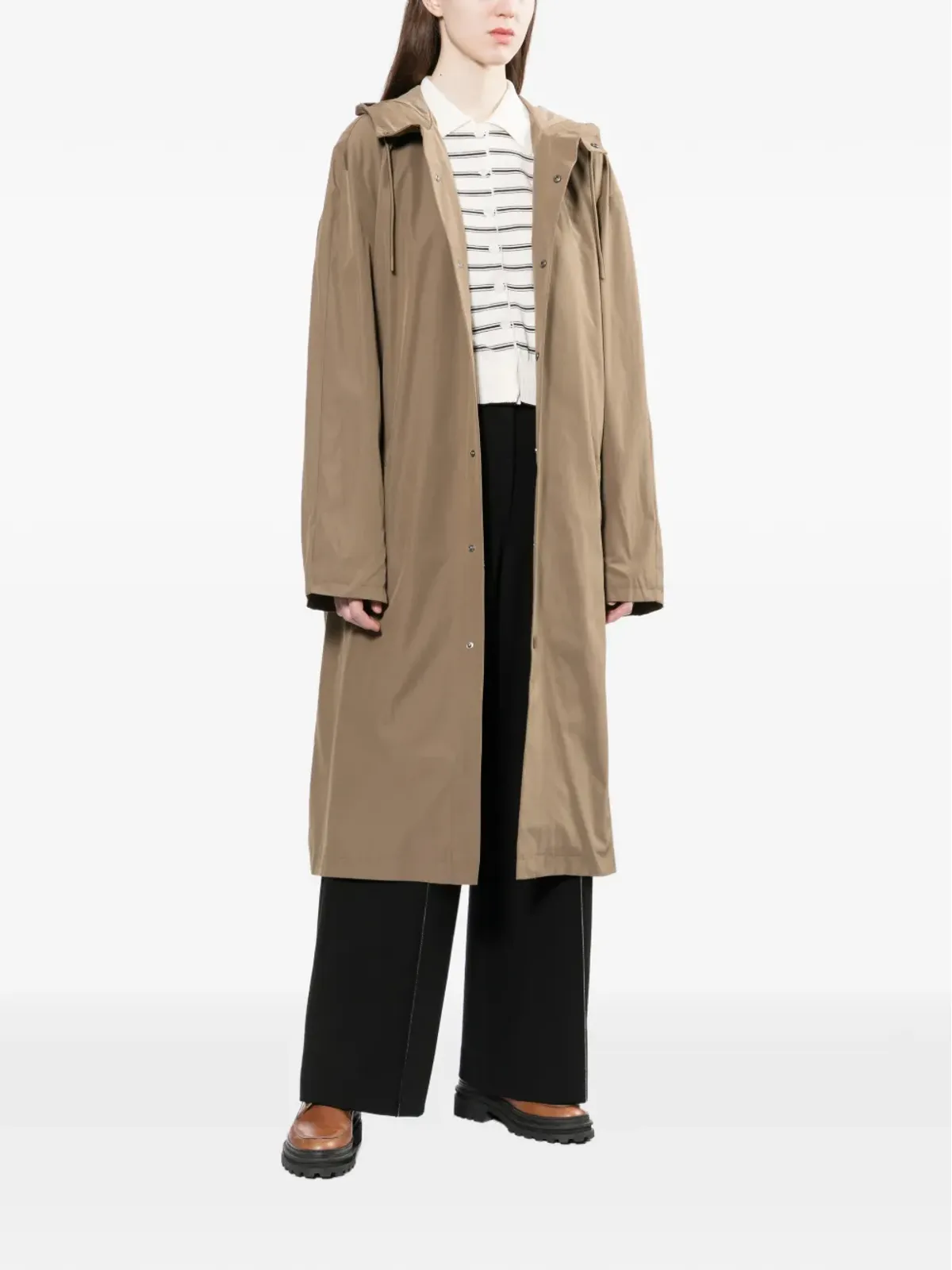 A.P.C. ストライプ柄カーディガン - 画像2