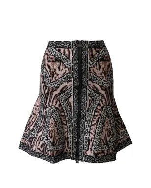 Herve Leger フレアジップスカート - サムネイル1