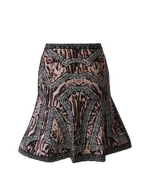 Herve Leger フレアジップスカート - サムネイル2