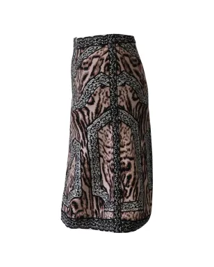 Herve Leger フレアジップスカート - サムネイル3
