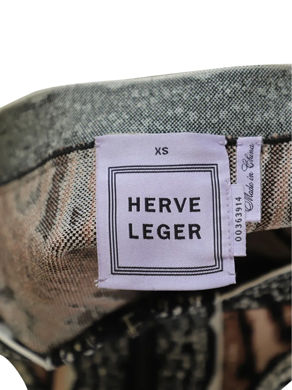 Herve Leger フレアジップスカート - 画像4