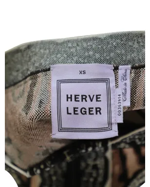 Herve Leger フレアジップスカート - サムネイル4
