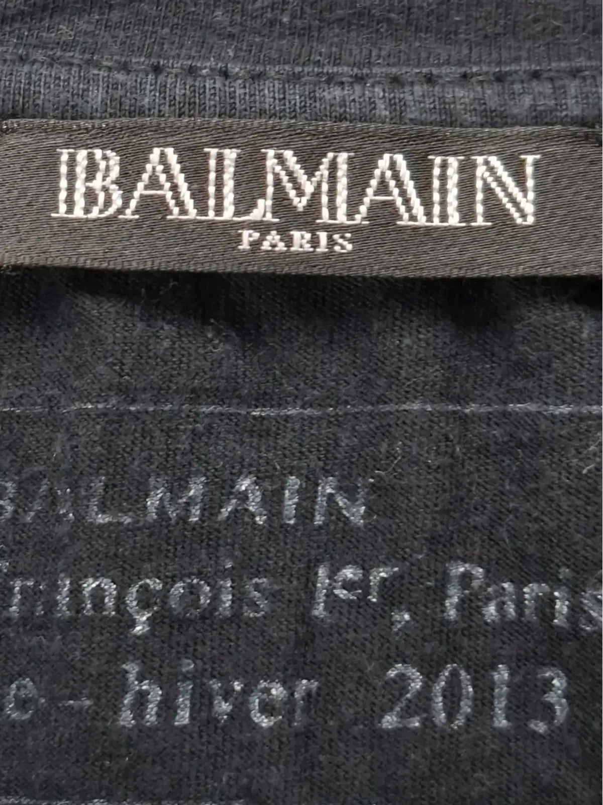 Balmain Pre-Owned 刺繍パッチ付きTシャツ - ブラック - 画像3
