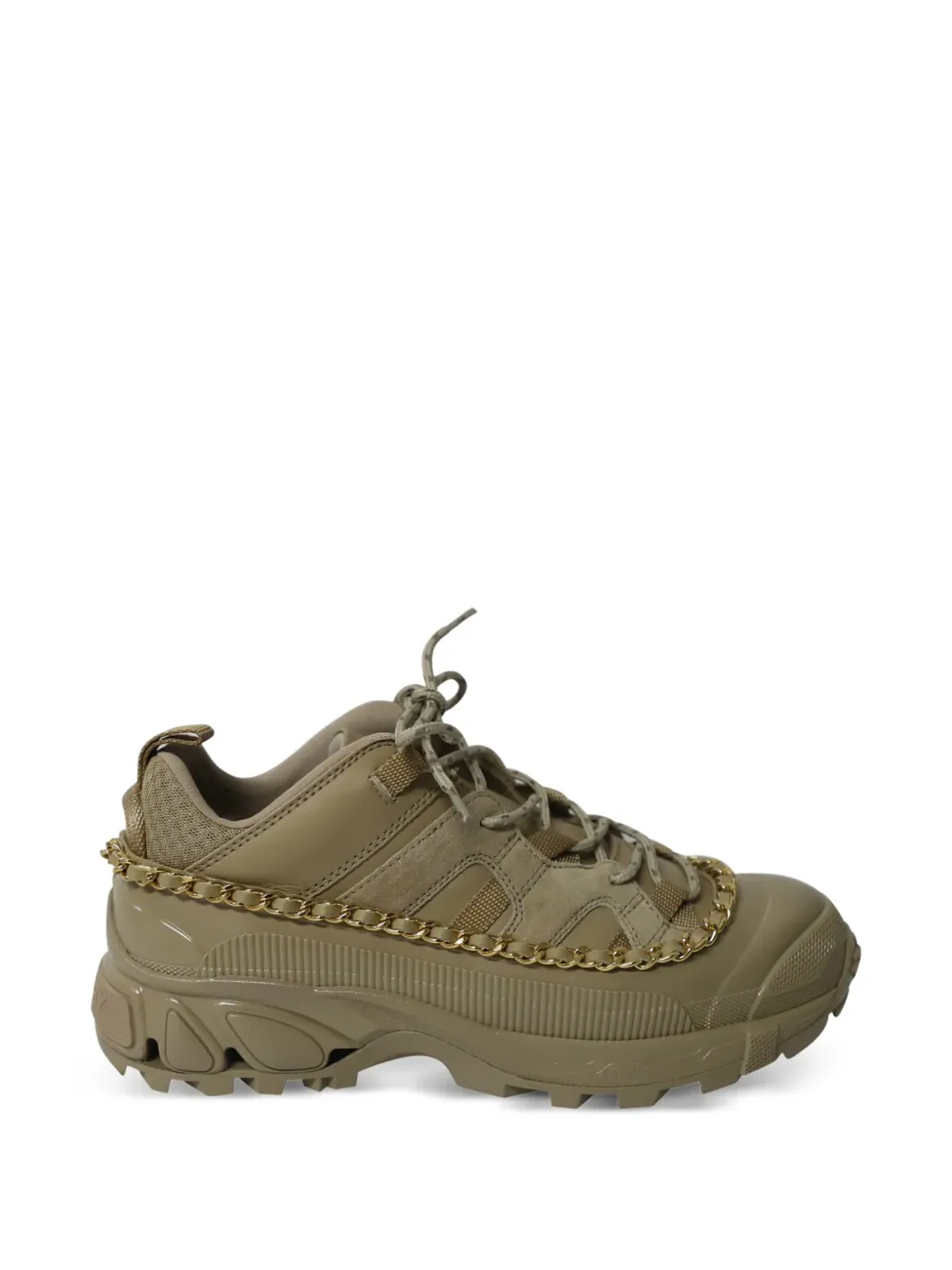 Burberry Pre-Owned アーサー レザー スニーカー - 画像1