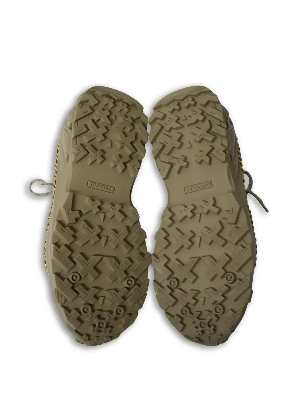 Burberry Pre-Owned アーサー レザー スニーカー - 画像5