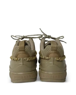 Burberry Pre-Owned アーサー レザー スニーカー - サムネイル3