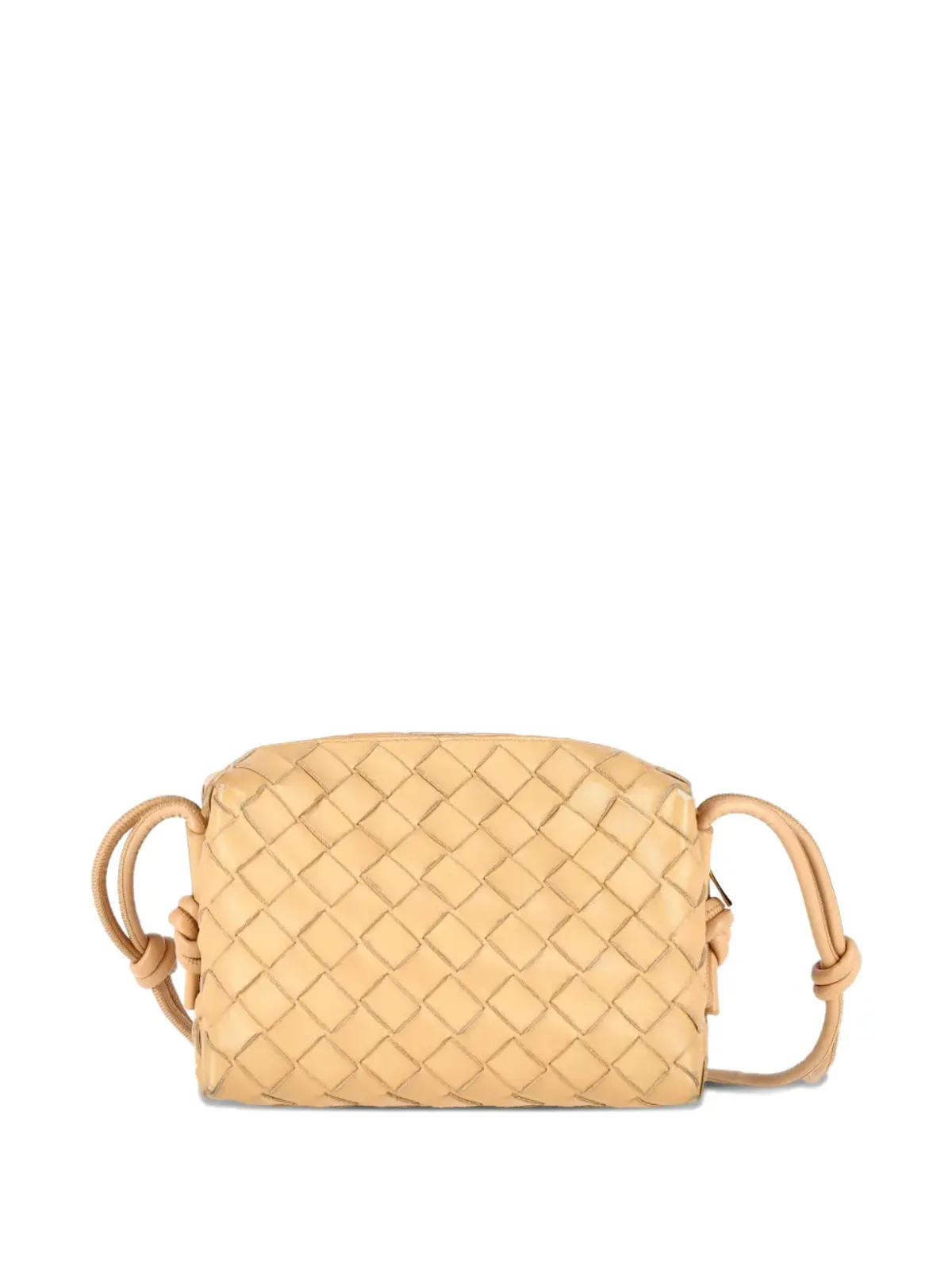Bottega Veneta ビンテージ イントレッチァート ループ カメラ ミニバッグ（ニュートラルカラー） - 画像2
