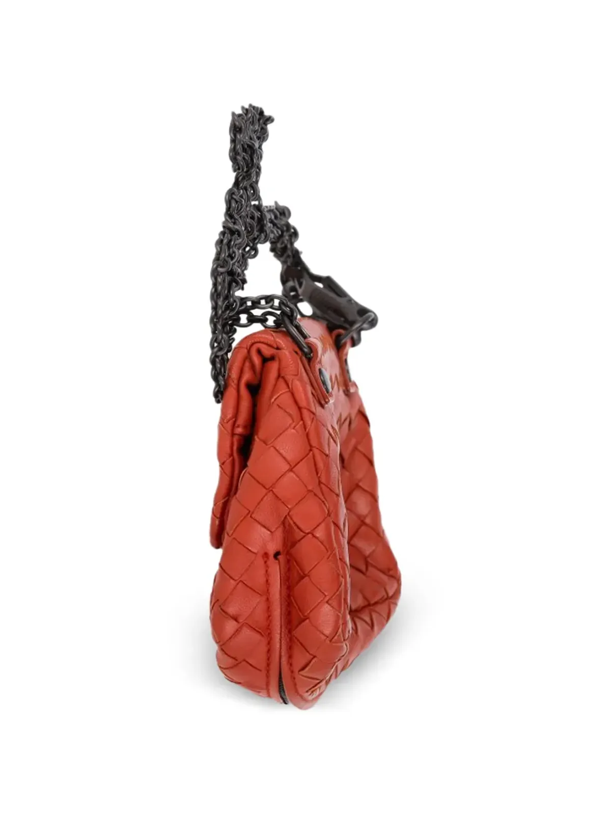 Bottega Veneta Baby Olimpia ウーブンチェーンショルダーバッグ - 画像3