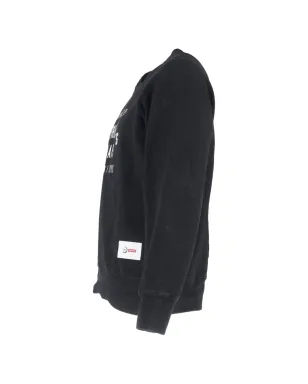 Supreme クルーネック スウェット ブラック - サムネイル3