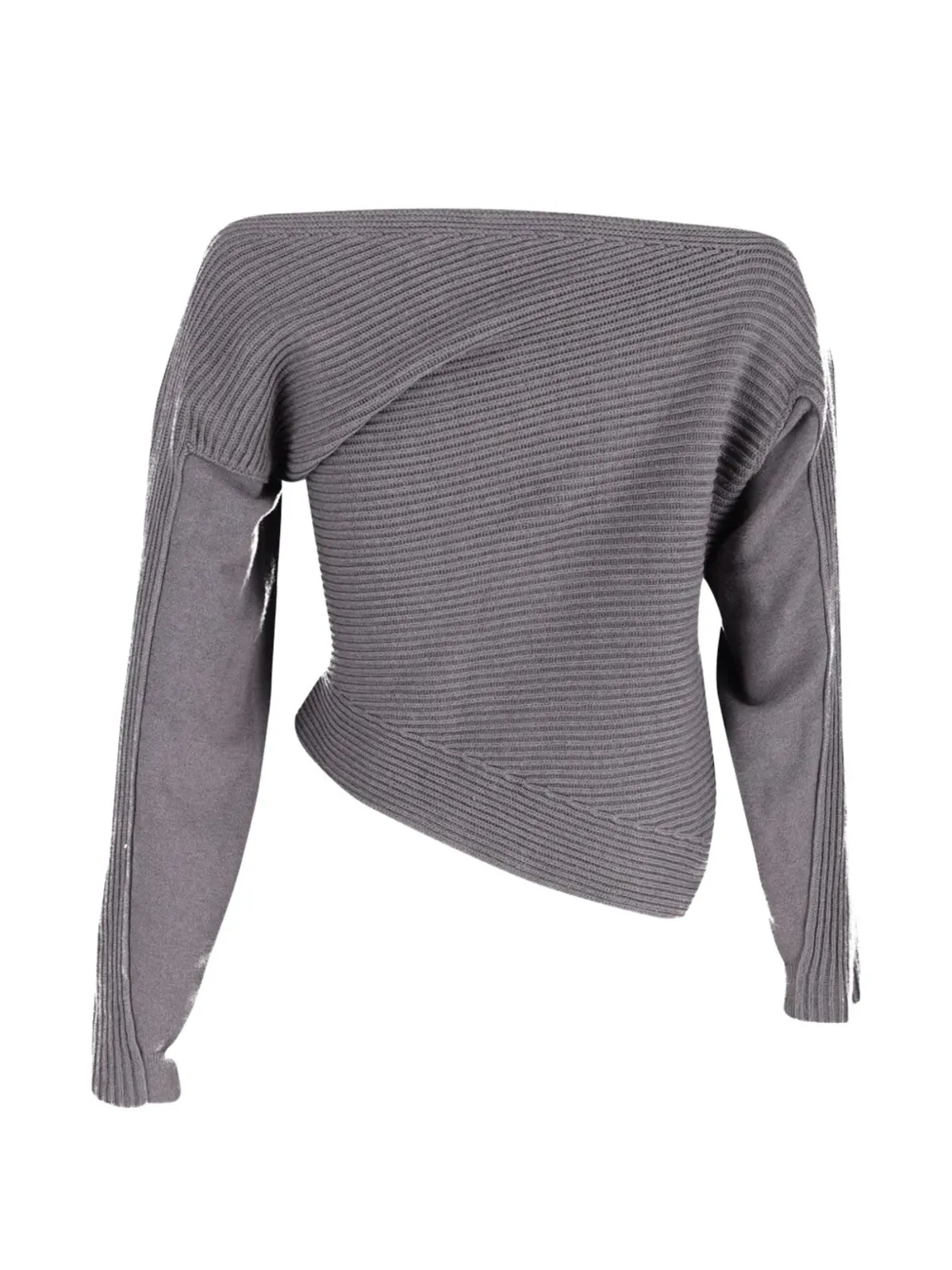 Alexander Wang ビンテージ オフショルダー アシンメトリックヘム トップ - グレー - 画像2