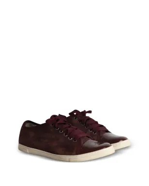 Lanvin ビンテージ スエード レースアップ スニーカー - レッド - サムネイル2