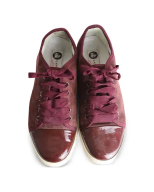 Lanvin ビンテージ スエード レースアップ スニーカー - レッド - サムネイル4