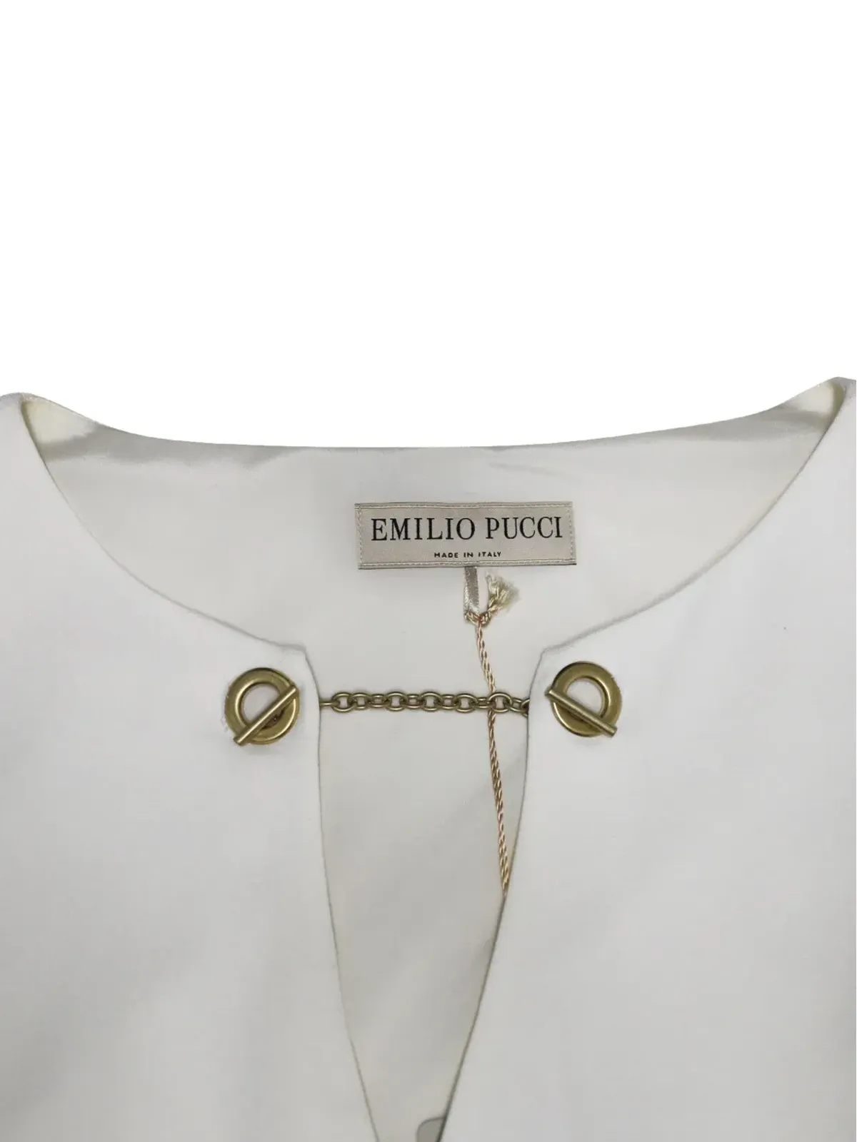PUCCI Pre-Owned チェーンネック チュニックドレス - ホワイト - 画像4