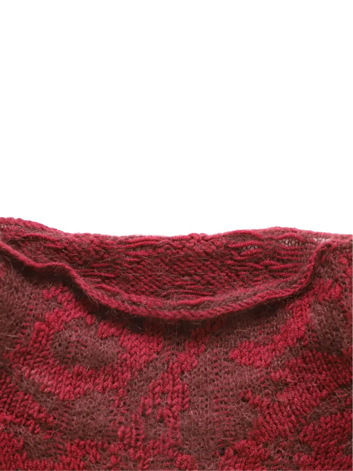 Etro Vintage ペイズリージャカード ロールネック ミニドレス - レッド - 画像4