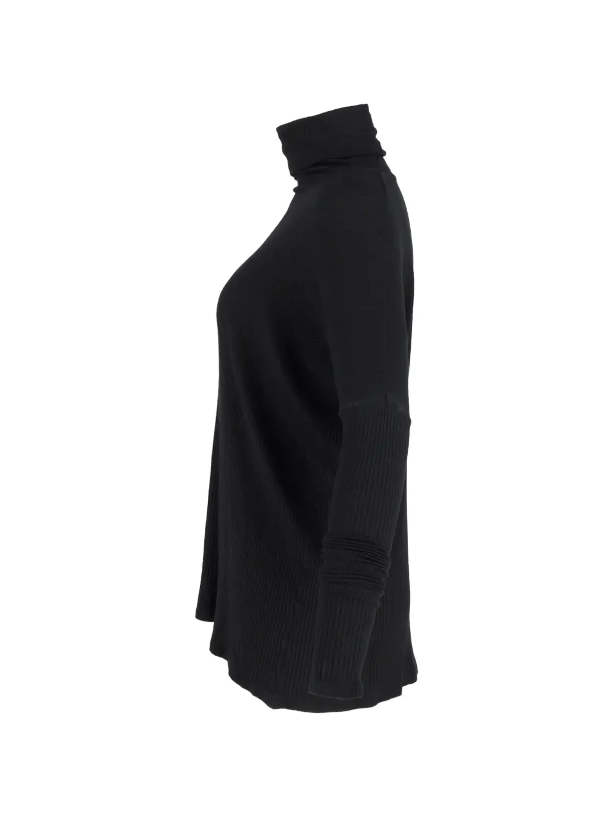 Maison Martin Margiela Pre-Owned リブ編み オーバーサイズ タートルネック セーター - ブラック - 画像3