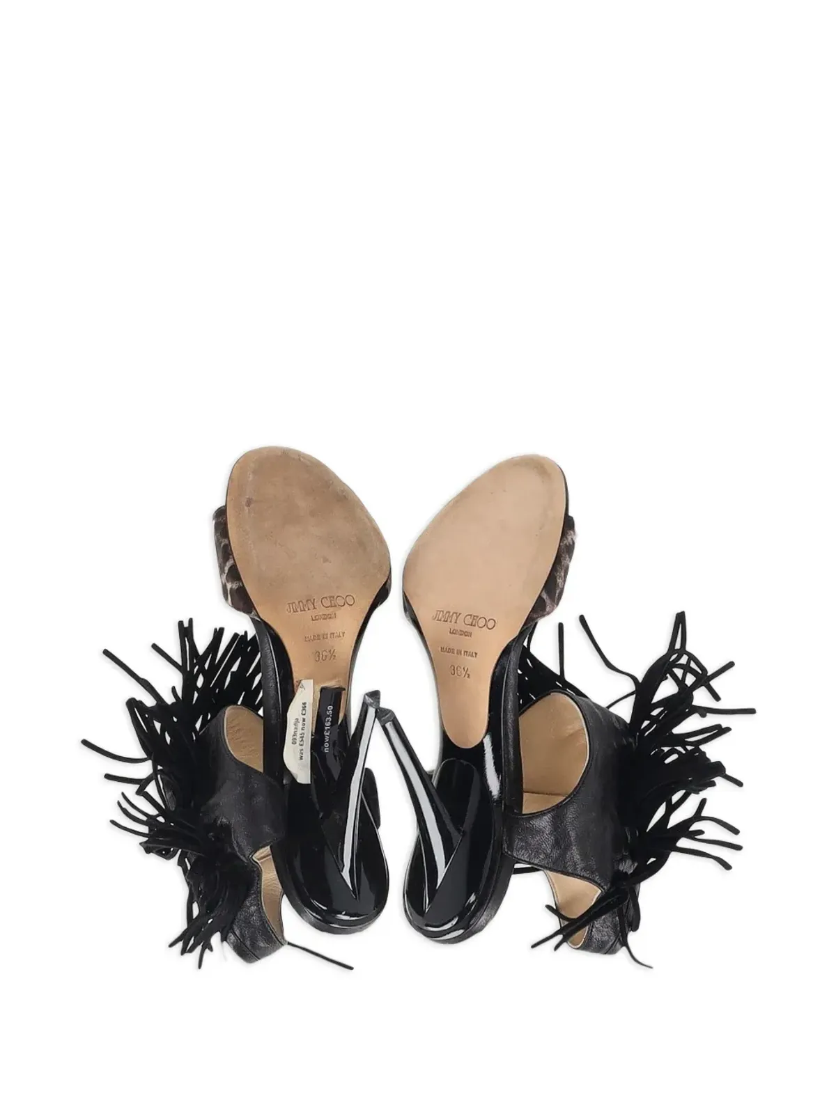 Jimmy Choo ビンテージ フリンジサンダル - 画像5