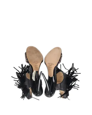 Jimmy Choo ビンテージ フリンジサンダル - サムネイル5